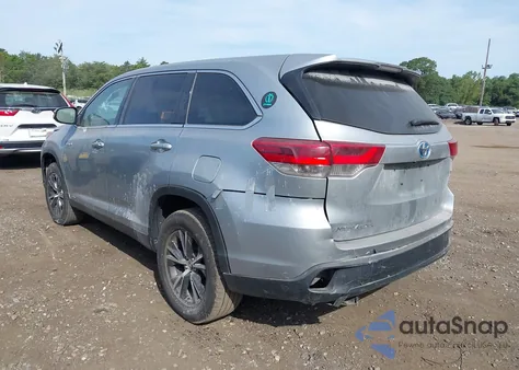2019 Toyota Highlander Hybrid Le из США, поврежденный, VIN 5TDBGRFH8KS057049